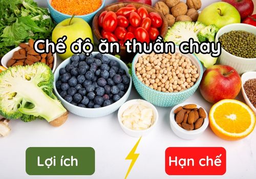 Lợi ích và hạn chế của chế độ ăn thuần chay đối với sức khỏe