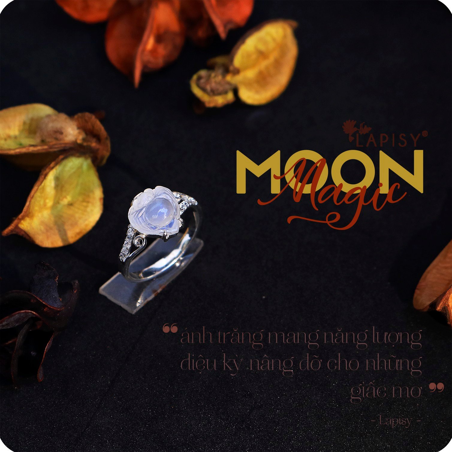 Moon_magic - Đá Mặt Trăng (Bạc)