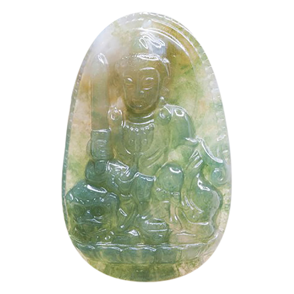 Mặt Dây Văn Thù Bồ Tát Chalcedony