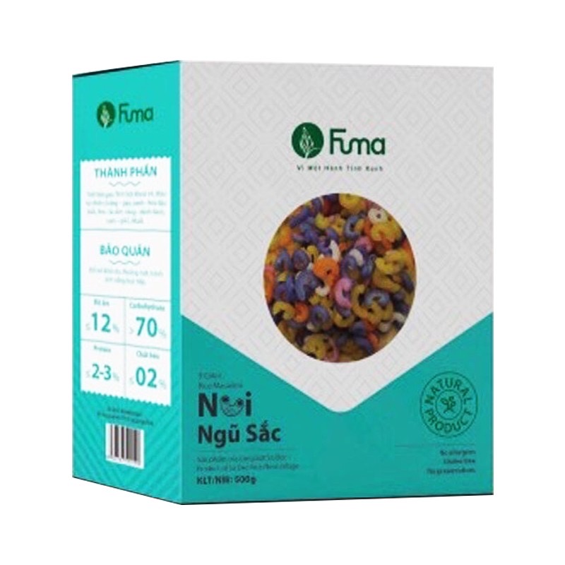 Nui ngũ sắc Fuma - sản phẩm thuần tự nhiên - hộp 500g