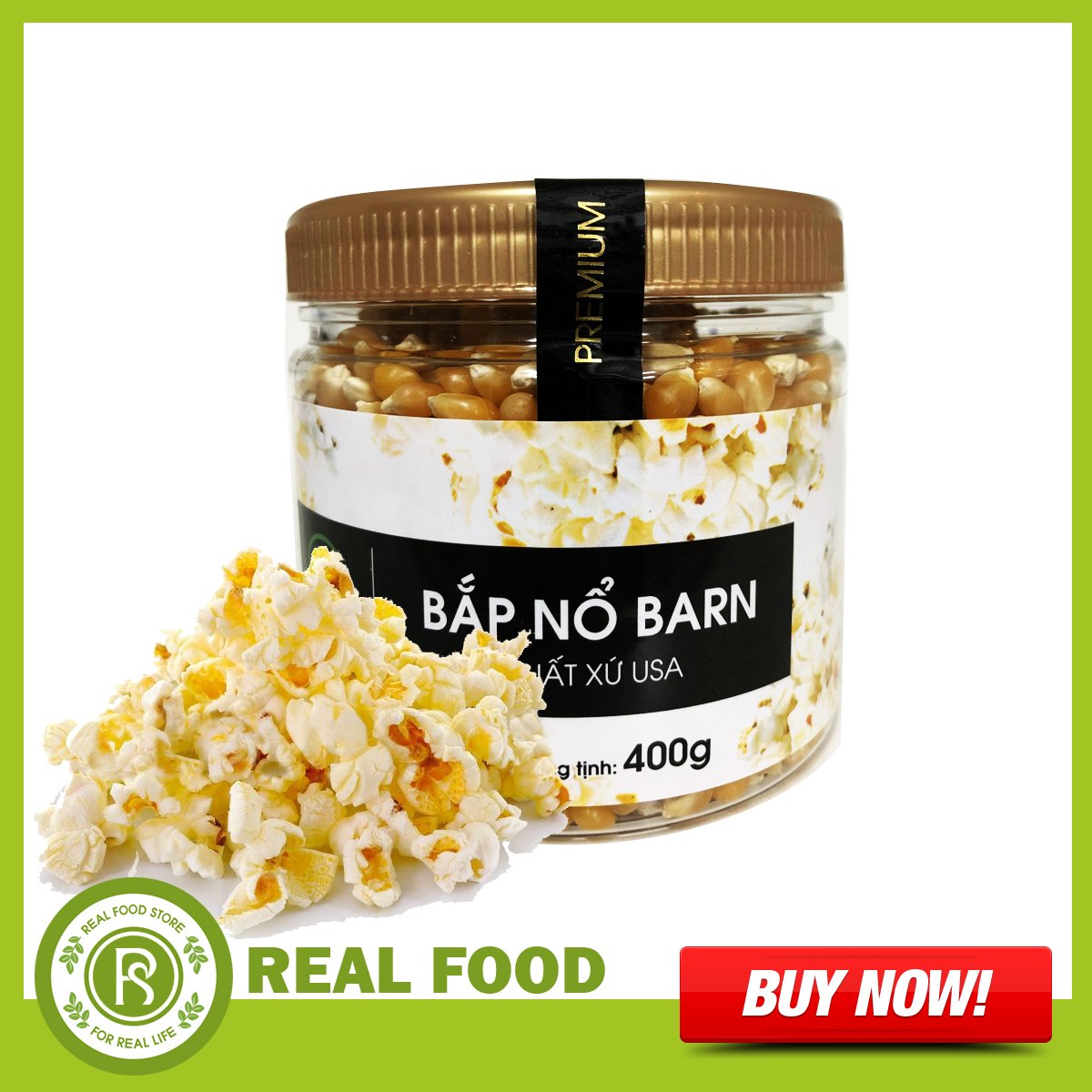 Bắp nổ Barn 400g