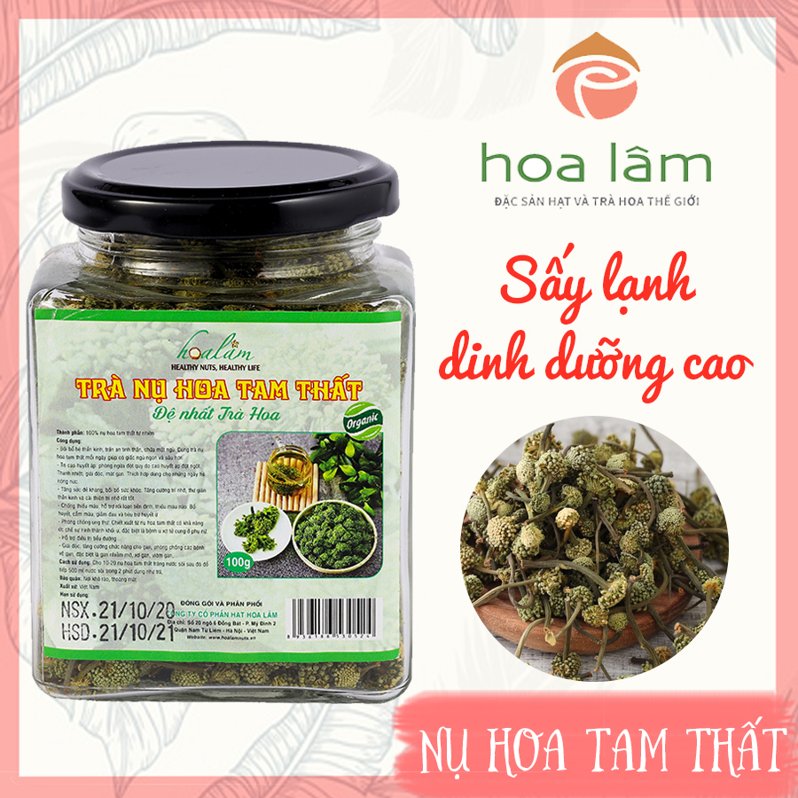 Trà Nụ Hoa Tam Thất Hữu Cơ