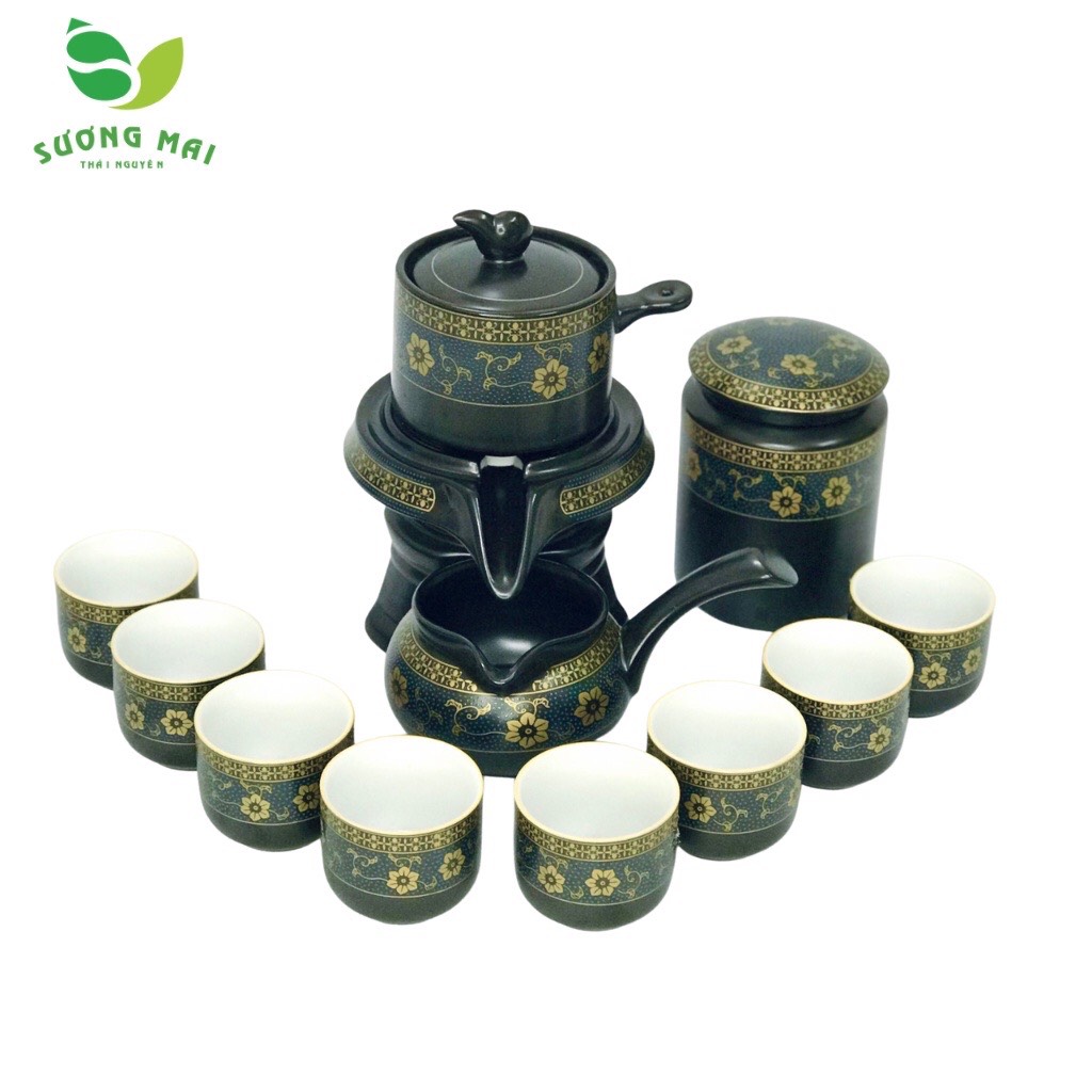 Bộ ấm chén pha trà cối xay SM001