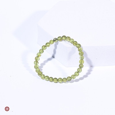 Vòng tay đá Peridot tự nhiên 7mm