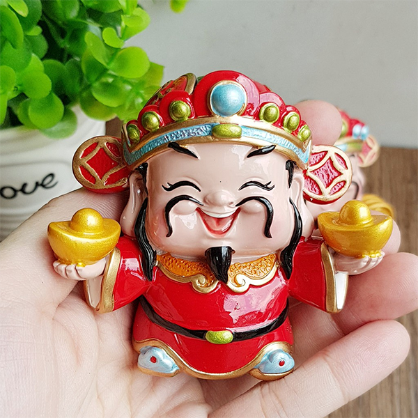 Bộ 03 tượng chibi Thần Tài cao cấp