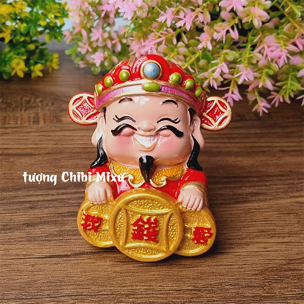 Tượng Thần Tài 7cm - Tôi Yêu Tiền