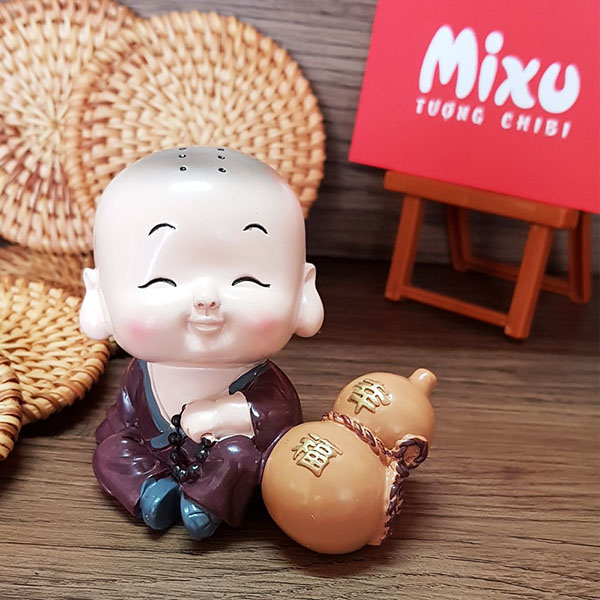 Tượng chibi chú tiểu Kung Fu