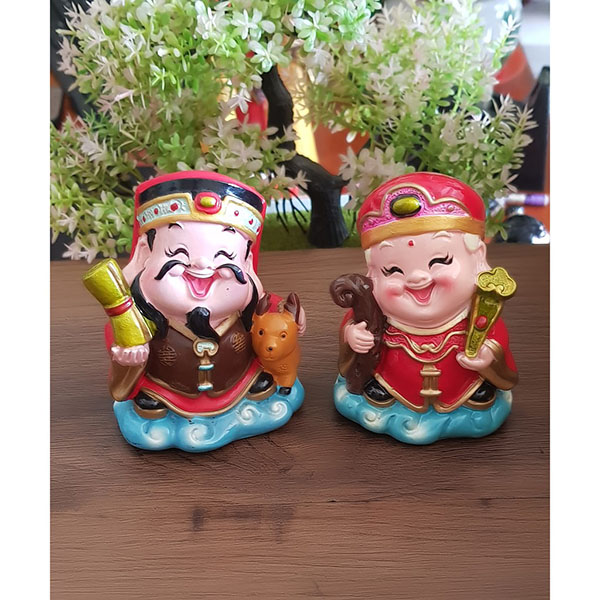 Tượng chibi ông - bà lộc 9cm