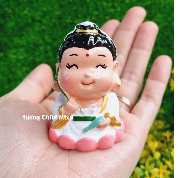 Tượng chibi Quan Âm 6cm