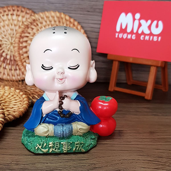 Tượng chibi chú tiểu thanh tịnh