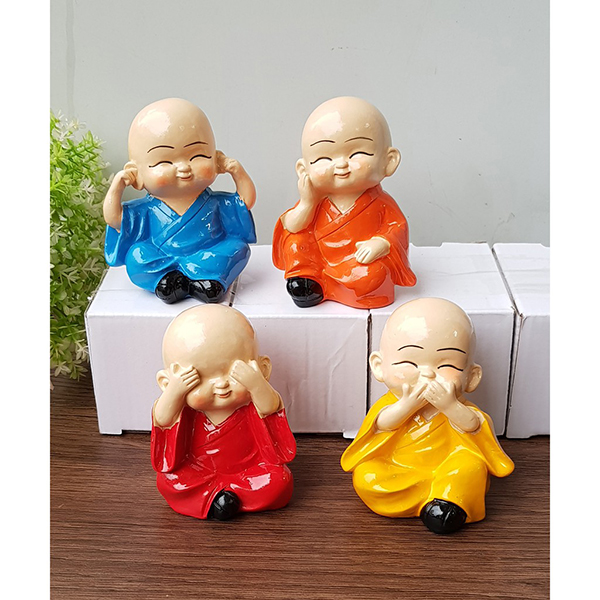 Bộ 04 tượng Tứ Không size trung 8cm