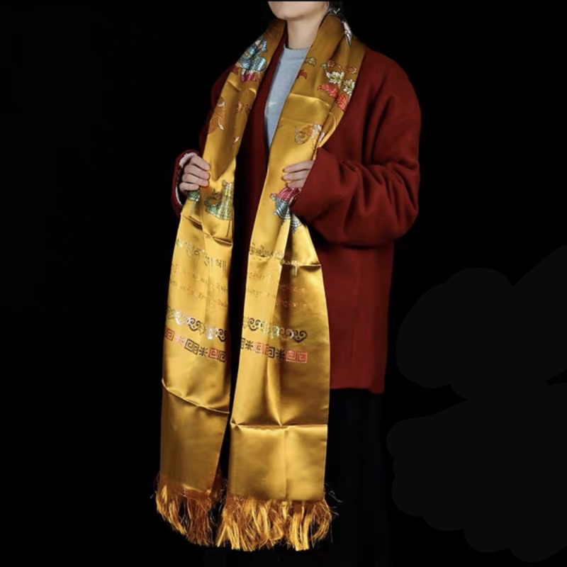 Khăn Khata khăn ban phước gấm đẹp