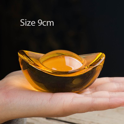Kim Nguyên Bảo size 9cm - Thỏi vàng phong thủy Thần Tài may mắn