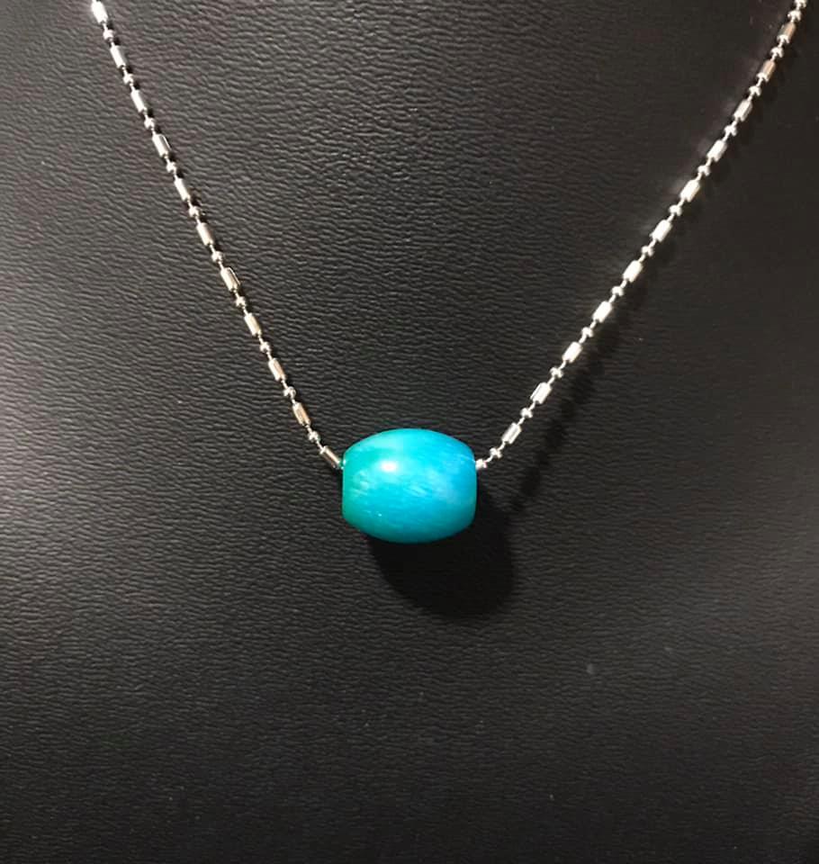 Lu thống đá Amazonite 13ly