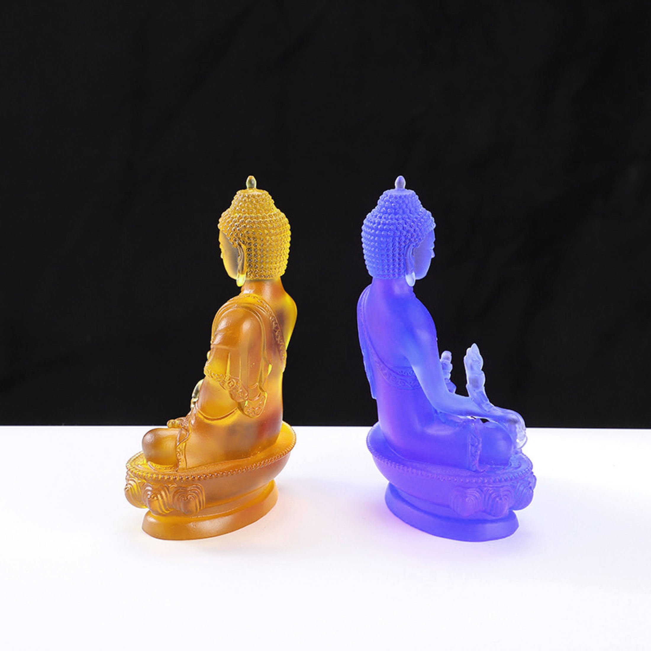 Tượng Phật Dược Sư Lưu Ly (Cao 13 cm) - Vàng