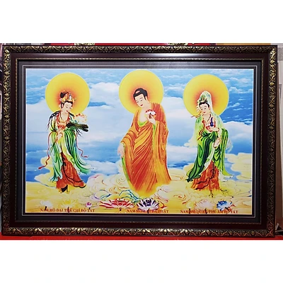 Tranh thờ Phật - Tam Thánh Mẫu -P028