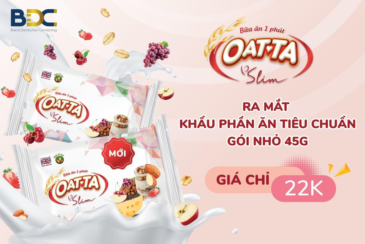 Ngũ cốc giảm cân Oatta Slim 45g (15 gói)