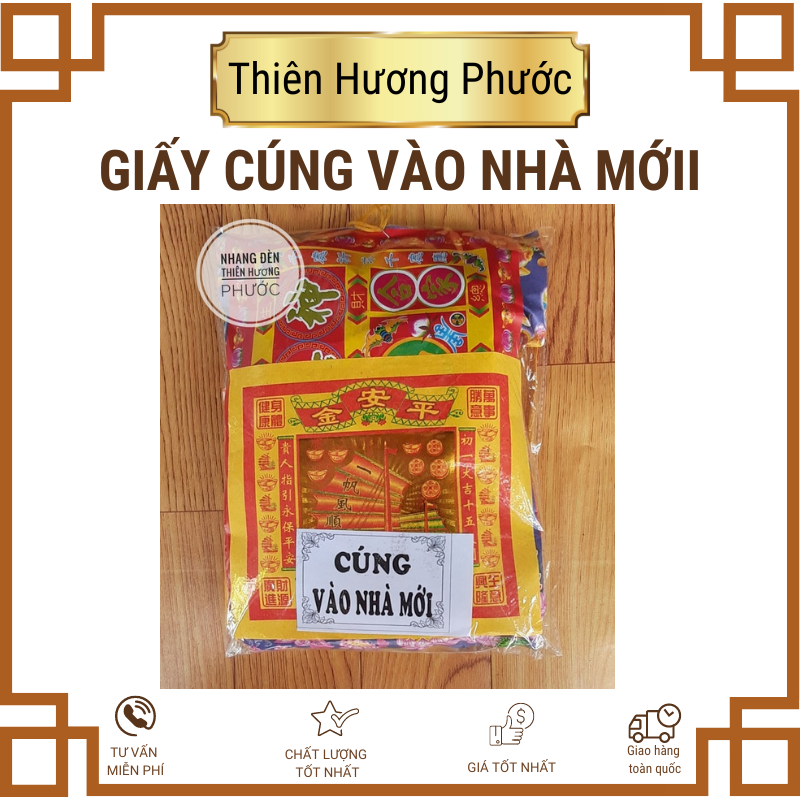 Giấy cúng về nhà mới 2022 gồm quần áo tiền vàng các loại có sớ cúng màu đỏ [chuẩn]