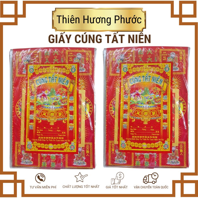 Vàng mã cúng tất niên cao cấp