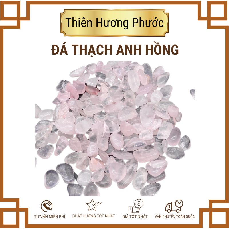 Đá thạch anh vụn đa sắc