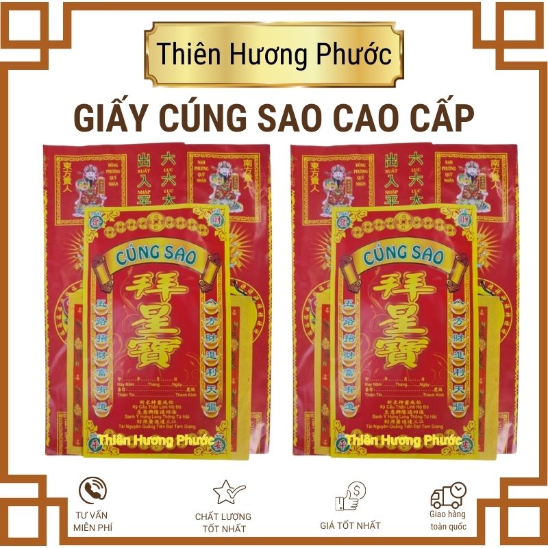 Vàng mã cúng sao cao cấp