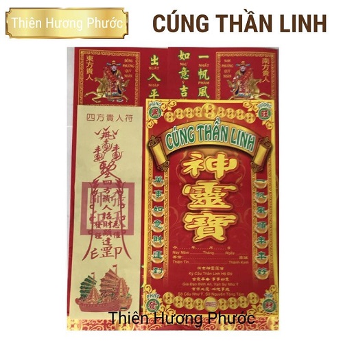 Cúng thần linh vàng mã