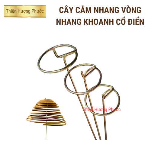 Cây cắm nhang vòng cổ điển