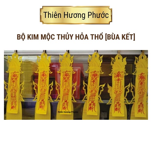 Bộ kim mộc thủy hỏa thổ bùa kết