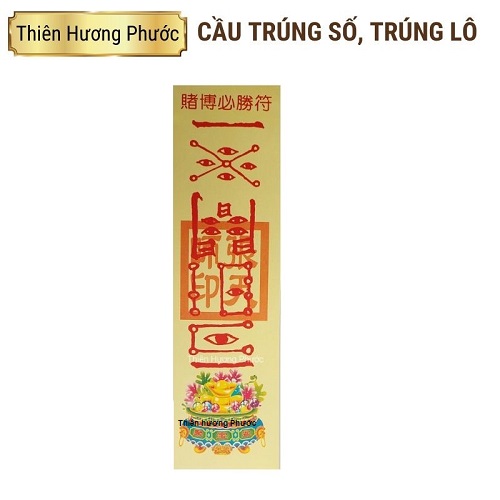 Phù cầu trúng số cầu lộc đến bất ngờ