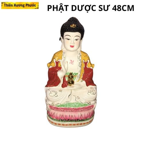 Tượng phật dược sư đất nung