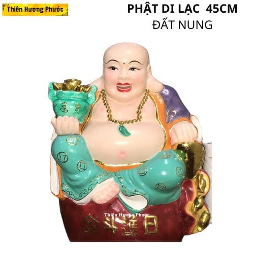 Tượng Phật di lạc đất nung